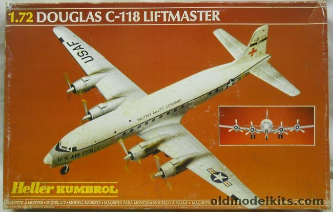 Heller 1/72 Douglas C-118 Liftmaster - Transport (DC-6), 80317 plastic model kit